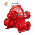 horizontal fire fighter axial diesel engine driven split case pump